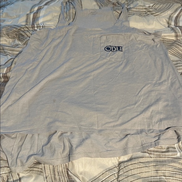 Tops - Gray Sleeveless Top with ODU Logo